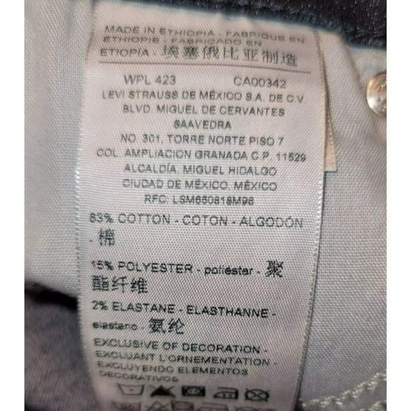 Levi Strauss Simply Stretch Modern Boot Cut Jeans - Size 6M - Picture 9 of 10